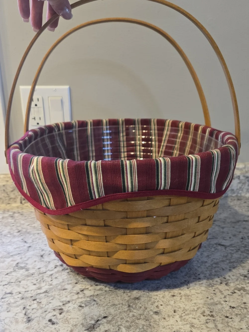Longaberger 2004 Christmas Collection X Large Basket